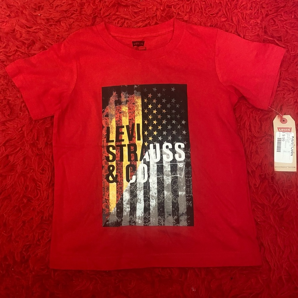 Levi's Kids Red Graphic Tee